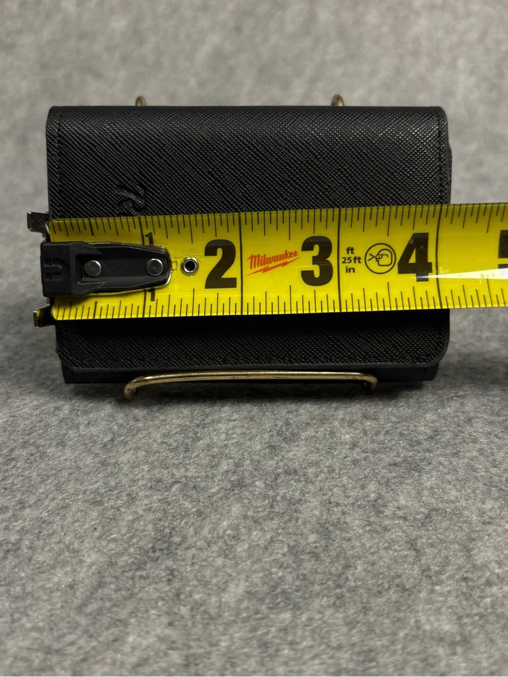 Black Accordion Card Holder Wallet ID Window Compact Organizer